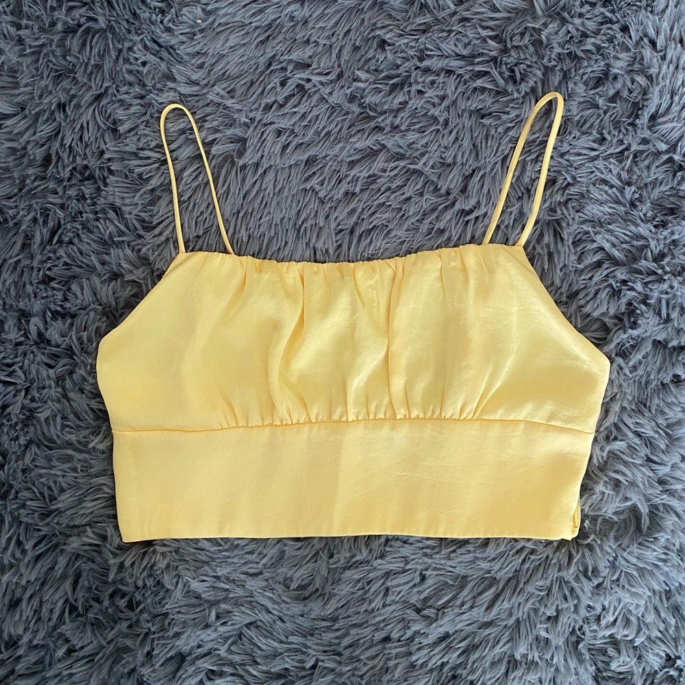 Aritzia satin tank